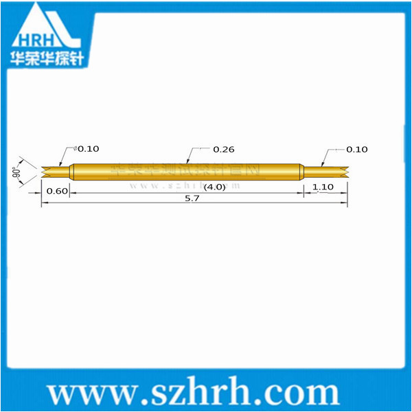 026-UU-5.7L,華榮華雙頭測試探針廠家 026-UU-5.7L,華榮華雙頭測試探針廠家