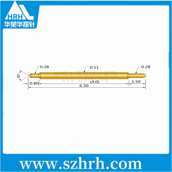 051-BJ-6.3L,華榮華雙頭測試探針廠家 051-BJ-6.3L,華榮華雙頭測試探針廠家