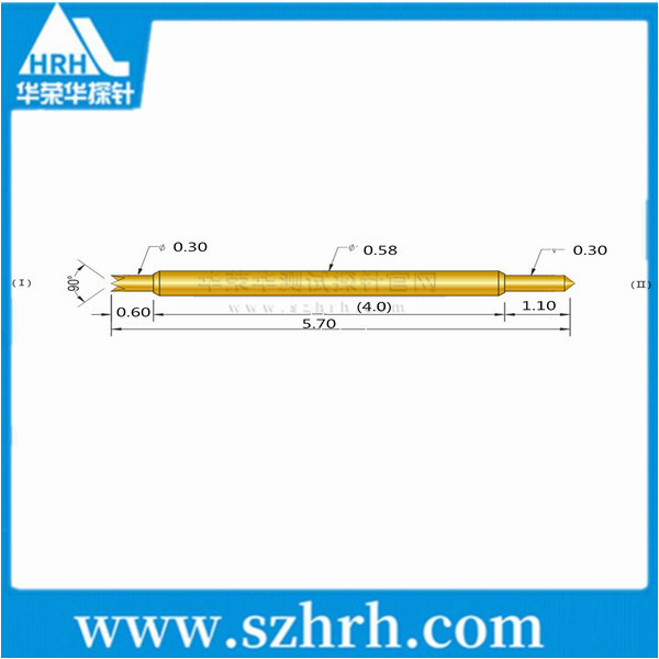 058-UB-5.7L ,華榮華雙頭測試探針廠家 058-UB-5.7L ,華榮華雙頭測試探針廠家