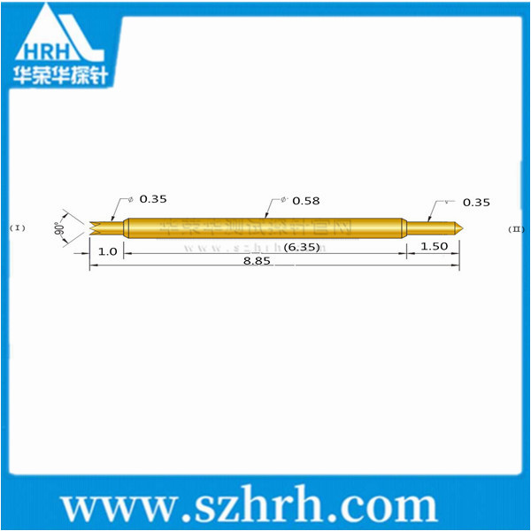 058-UB-8.8L ,華榮華雙頭探針廠家 058-UB-8.8L ,華榮華雙頭探針廠家
